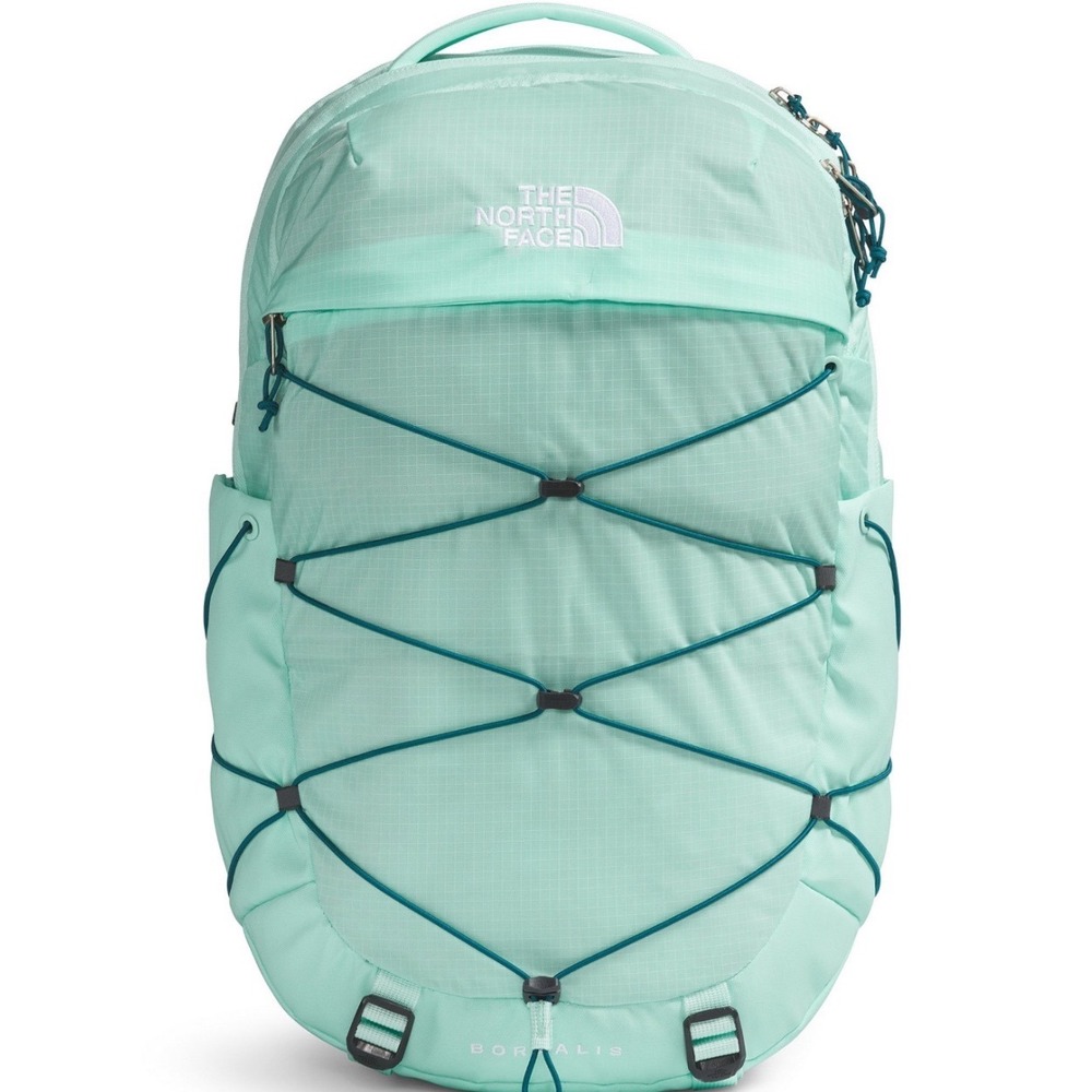 The North Face Borealis Mint Green 27L Laptop Bag Hiking Backpack Unisex $140
